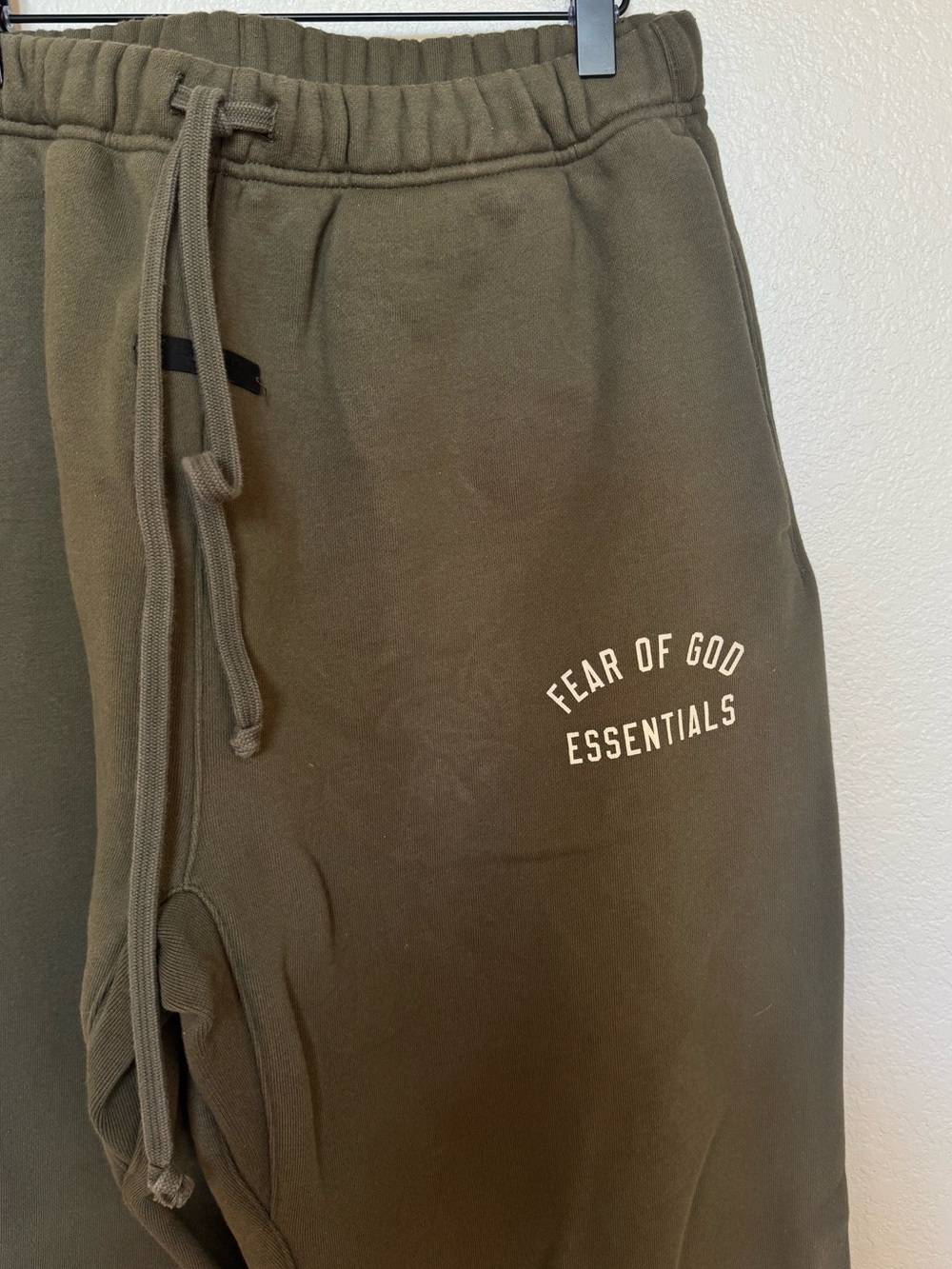 Essentials Fear of God Olive Green Sweatpants